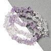 Natural Quartz Crystal & Amethyst Beads Strands G-L610-A02-A01-2