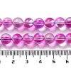 Synthetic Moonstone Beads Strands G-P528-J02-03-4