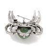 Natural Green Aventurine Brooches G-A224-01AS-01-2