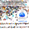 ARRICRAFT 5 Strands Natural & Synthetic Gemstone Beads Strands G-AR0004-17-2