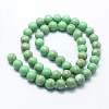 Synthetic Imperial Jasper Beads Strands G-I199-35-8mm-F-2