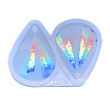 DIY Holographic Teardrop Pendant Food Grade Silicone Molds RABO-PW0001-086B-1
