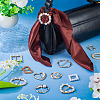 12Pcs 12 Styles Alloy Buckles AJEW-TA0003-44-9