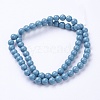 Natural Hokutolite Bead Strands G-F301-05-6mm-2