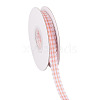 10 Yards Flat Polycotton(Polyester Cotton) Ribbon OCOR-TAC0030-01D-3