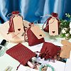  10Pcs Burlap Packing Pouches Drawstring Bags ABAG-NB0001-40A-2