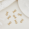 CHGCRAFT 200Pcs Brass Sinker Eyes AJEW-CA0003-12-4