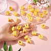 50Pcs 5 Styles UV Plating Opaque Acrylic Beads PACR-TA0001-31B-7