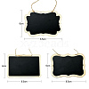 30Pcs 3 Styles Mini Wooden Hanging Chalkboard HJEW-CJ0001-04-2