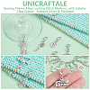 Sewing Theme Alloy Locking Stitch Markers HJEW-UN00020-4