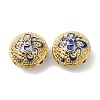 Rack Plating Brass Enamel Beads KK-P276-24B-G03-1