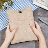 Cotton & Linen Book Sleeve with Button & Front Pocket ABAG-WH20005-14B-02-3