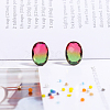 Pointed Back Glass Rhinestone Cabochons RGLA-OC0001-03B-6