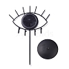 Iron Tabletop Detachable Jewelry Stand with Eye Shaped Vanity Mirror BDIS-K006-01EB-6