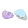 Translucent Resin Pendants RESI-A025-05C-2