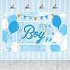 Polyester Hanging Banners Children Birthday AJEW-WH0190-013-4