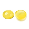 Natural Yellow Agate Cabochons G-E492-A-14-2