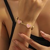 Valentine's Day Zinc Alloy Acrylic Link Bracelets FS-WG7C947-01-1