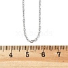Tarnish Resistant Classic Plain 304 Stainless Steel Mens Womens Cable Chain Necklaces STAS-M174-025P-3