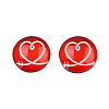 Glass Cabochons GGLA-WHC0001-06-4