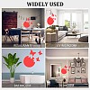 CREATCABIN 1 Set Plastic Mirror Wall Stickers AJEW-CN0001-65B-5