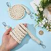 2Pcs Imitation Leather Twist Knitting Cord Mobile Straps FIND-CP0003-73C-3