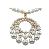 Plastic Imitation Pearl Beaded Stud Earrings & Necklaces Sets for Women FS-WGDB8BB-01-5