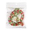 Christmas CCB Plastic & Glass Bead Bracelets BJEW-FS00029-4