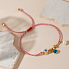 Elegant Pearl Cross Braided Bracelets for Women NN8709-1
