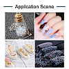 Craftdady 240G 8 Colors AB-Color Plated DIY 3D Nail Art Decoration Mini Glass Beads EGLA-CD0001-06-16