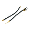 Braided Nylon Cord Bracelet Making MAK-A017-D03-04G-3
