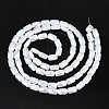 Electroplate Glass Beads Strands X-EGLA-N002-25-E02-2