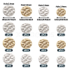 48Pcs 12 Styles Brass Connector Charms KK-TA0001-39-3