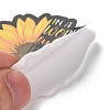 50Pcs Cartoon Sunflower Paper Sticker Label Set DIY-G066-01-3