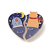 Valentine's Day Couple Alloy Brooches JEWB-A025-04B-1