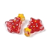 Transparent Glass Enamel Beads LAMP-S070-05C-3