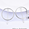 Alloy Hollow Geometric Hair Pin PHAR-N005-011P-4