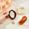 3Pcs Resin Bangles Set for Women BJEW-WH0011-117-3