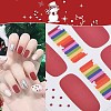 Strawberry Avocado Full Cover Nail Wraps Stickers MRMJ-T040-M-3