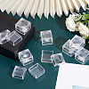 CHGCRAFT 20Pcs Transparent Plastic Ring Viewer Magnifier Boxes CON-CA0001-024-4