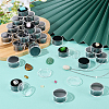 144Pcs Round Transparent Plastic Loose Diamond Packing Small Boxes Sets CON-WH0095-198A-3