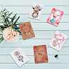  120Pcs 6 Styles Paper Necklace Display Cards CDIS-NB0001-39-6