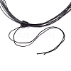 Adjustable Waxed Cord Necklace Making MAK-L027-A02-2