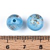 Handmade Foil Lampwork Beads LAMP-T021-31D-4