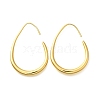 Teardrop Brass Dangle Earrings EJEW-R018-01G-4