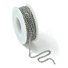 304 Stainless Steel Cable Chains CHS-H001-2mm-15P-4