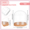 Glass Dome Cover AJEW-WH0248-550B-2