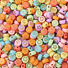 Cheriswelry 1000Pcs 4 Style Opaque Acrylic Beads MACR-CW0001-07-14