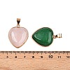 Natural & Synthetic Mixed Stone Pendants KK-N254-180G-3