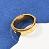 304 Stainless Steel Rhinestone Rotating Finger Rings RJEW-A074-01A-G-1